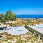 Villa Luxury Santorini Elysian Dyo Private Hot Tub Air Conditioning