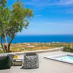 Villa Luxury Santorini Elysian Dyo Private Hot Tub Air Conditioning