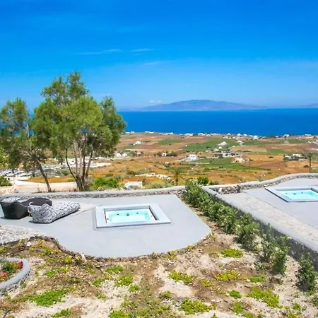 Villa Luxury Santorini Elysian Dyo Private Hot Tub Air Conditioning